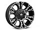 Fuel Wheels Vapor Matte Black with Gray Tint 6-Lug Wheel; 18x9; -13mm Offset (07-13 Silverado 1500)