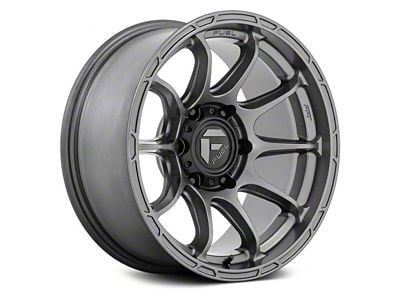 Fuel Wheels Variant Matte Gunmetal 6-Lug Wheel; 17x9; 1mm Offset (07-13 Silverado 1500)