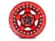 Fuel Wheels Warp Beadlock Candy Red 6-Lug Wheel; 17x9; -15mm Offset (07-13 Silverado 1500)