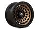 Fuel Wheels Zephyr Matte Bronze with Black Bead Ring 6-Lug Wheel; 17x9; 1mm Offset (07-13 Silverado 1500)