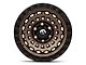 Fuel Wheels Zephyr Matte Bronze with Black Bead Ring 6-Lug Wheel; 17x9; 1mm Offset (07-13 Silverado 1500)