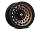 Fuel Wheels Zephyr Matte Bronze with Black Bead Ring 6-Lug Wheel; 17x9; 1mm Offset (07-13 Silverado 1500)