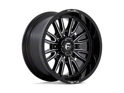 Fuel Wheels Clash Gloss Black Milled 8-Lug Wheel; 20x10; -18mm Offset (11-14 Silverado 2500 HD)