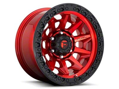 Fuel Wheels Covert Candy Red 8-Lug Wheel; 18x9; 20mm Offset (11-14 Silverado 2500 HD)