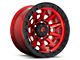 Fuel Wheels Covert Candy Red 8-Lug Wheel; 18x9; 20mm Offset (11-14 Silverado 2500 HD)