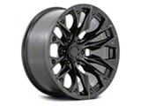 Fuel Wheels Flame Blackout 8-Lug Wheel; 20x9; 1mm Offset (11-14 Silverado 2500 HD)