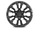 Fuel Wheels Flame Blackout 8-Lug Wheel; 20x9; 1mm Offset (11-14 Silverado 2500 HD)