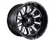 Fuel Wheels Hardline Gloss Black Milled 8-Lug Wheel; 18x9; 1mm Offset (11-14 Silverado 2500 HD)