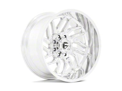 Fuel Wheels Hurricane Polished Milled 8-Lug Wheel; 24x12; -44mm Offset (11-14 Silverado 2500 HD)