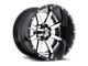 Fuel Wheels Maverick Chrome with Gloss Black Lip 8-Lug Wheel; 20x12; -44mm Offset (11-14 Silverado 2500 HD)