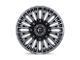 Fuel Wheels Rebar Matte Gunmetal 8-Lug Wheel; 20x10; -18mm Offset (11-14 Silverado 2500 HD)