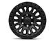 Fuel Wheels Rincon Matte Black with Gloss Black Lip 8-Lug Wheel; 18x9; 1mm Offset (11-14 Silverado 2500 HD)