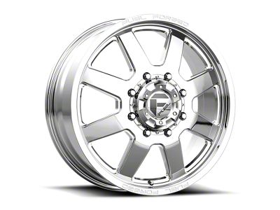 Fuel Wheels Rogue Platinum Brushed Gunmetal with Tinted Clear 8-Lug Wheel; 20x10; -18mm Offset (11-14 Silverado 2500 HD)