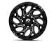 Fuel Wheels Runner Gloss Black Milled 8-Lug Wheel; 22x12; -44mm Offset (11-14 Silverado 2500 HD)