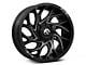 Fuel Wheels Runner Gloss Black Milled 8-Lug Wheel; 22x12; -44mm Offset (11-14 Silverado 2500 HD)