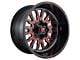 Fuel Wheels Stroke Gloss Black with Red Tinted 8-Lug Wheel; 18x9; 20mm Offset (11-14 Silverado 2500 HD)