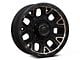 Fuel Wheels Traction Matte Black with Double Dark Tint 8-Lug Wheel; 20x9; 1mm Offset (11-14 Silverado 2500 HD)