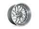 Fuel Wheels Triton Platinum Brushed Gunmetal with Tinted Clear 8-Lug Wheel; 26x12; -44mm Offset (11-14 Silverado 2500 HD)