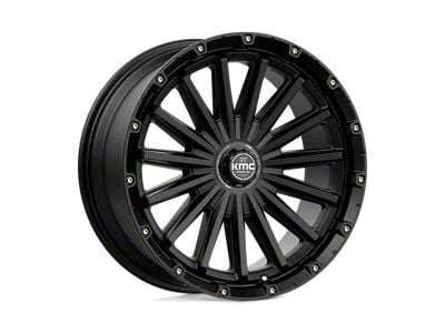 Fuel Wheels Assault Matte Black Milled 8-Lug Wheel; 22x9.5; 20mm Offset (11-14 Silverado 3500 HD SRW)