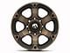 Fuel Wheels Beast Matte Black Double Dark Tint 8-Lug Wheel; 18x9; 1mm Offset (11-14 Silverado 3500 HD SRW)