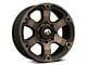 Fuel Wheels Beast Matte Black Double Dark Tint 8-Lug Wheel; 18x9; 1mm Offset (11-14 Silverado 3500 HD SRW)