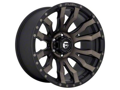 Fuel Wheels Blitz Matte Black Double Dark Tint 8-Lug Wheel; 18x9; 20mm Offset (11-14 Silverado 3500 HD SRW)