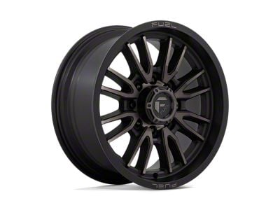 Fuel Wheels Clash Matte Black Double Dark Tint 8-Lug Wheel; 20x9; 20mm Offset (11-14 Silverado 3500 HD SRW)