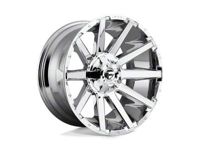 Fuel Wheels Contra Chrome 8-Lug Wheel; 20x9; 20mm Offset (11-14 Silverado 3500 HD SRW)