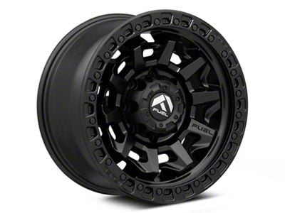 Fuel Wheels Covert Matte Black 8-Lug Wheel; 18x9; 20mm Offset (11-14 Silverado 3500 HD SRW)