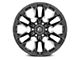 Fuel Wheels Flame Gloss Black Milled 8-Lug Wheel; 20x9; 20mm Offset (11-14 Silverado 3500 HD SRW)