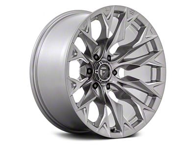 Fuel Wheels Flame Platinum 8-Lug Wheel; 20x9; 1mm Offset (11-14 Silverado 3500 HD SRW)