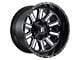 Fuel Wheels Hardline Gloss Black Milled 8-Lug Wheel; 18x9; 1mm Offset (11-14 Silverado 3500 HD SRW)