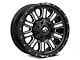 Fuel Wheels Hardline Gloss Black Milled 8-Lug Wheel; 18x9; 20mm Offset (11-14 Silverado 3500 HD SRW)