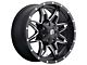 Fuel Wheels Lethal Matte Black Milled 8-Lug Wheel; 20x9; 1mm Offset (11-14 Silverado 3500 HD SRW)