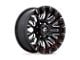 Fuel Wheels Quake Gloss Black Milled 8-Lug Wheel; 20x9; 1mm Offset (11-14 Silverado 3500 HD SRW)