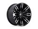 Fuel Wheels Rebar Gloss Black Milled 8-Lug Wheel; 20x10; -18mm Offset (11-14 Silverado 3500 HD SRW)