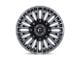 Fuel Wheels Rebar Matte Gunmetal 8-Lug Wheel; 20x10; -18mm Offset (11-14 Silverado 3500 HD SRW)