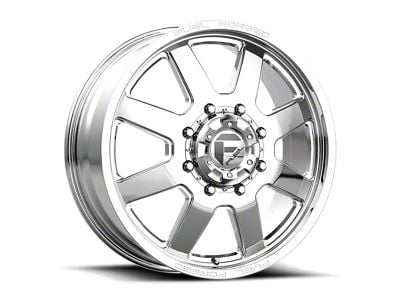 Fuel Wheels Rogue Platinum Brushed Gunmetal with Tinted Clear 8-Lug Wheel; 20x10; -18mm Offset (11-14 Silverado 3500 HD SRW)