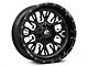 Fuel Wheels Stroke Gloss Black Milled 8-Lug Wheel; 20x10; -18mm Offset (11-14 Silverado 3500 HD SRW)