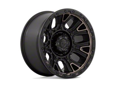 Fuel Wheels Traction Matte Black with Double Dark Tint 8-Lug Wheel; 20x10; -18mm Offset (11-14 Silverado 3500 HD SRW)