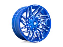 Fuel Wheels Typhoon Anodized Blue Milled 8-Lug Wheel; 20x9; 1mm Offset (11-14 Silverado 3500 HD SRW)