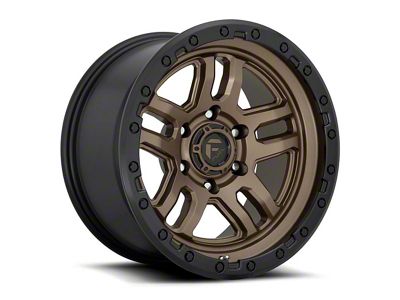 Fuel Wheels Ammo Matte Bronze with Black Bead Ring 6-Lug Wheel; 18x9; 1mm Offset (07-14 Tahoe)