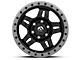 Fuel Wheels Anza Matte Black with Anthracite Ring 6-Lug Wheel; 17x8.5; 6mm Offset (07-14 Tahoe)