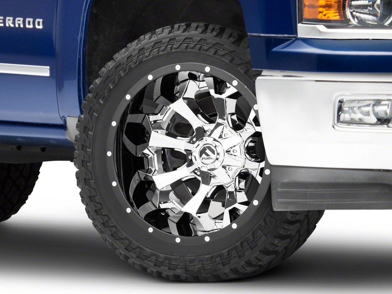 Fuel Wheels Tahoe Assault Chrome 6 Lug Wheel 22x14 70mm Offset D24622409847 07 14 Tahoe