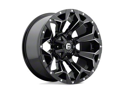 Fuel Wheels Assault Gloss Black Milled 6-Lug Wheel; 18x9; 1mm Offset (07-14 Tahoe)