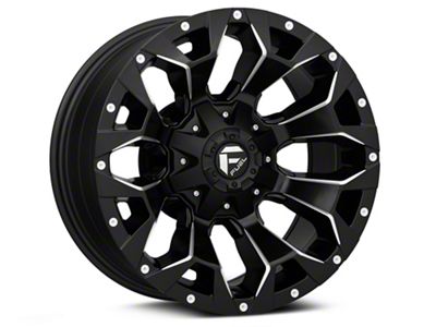 Fuel Wheels Assault Satin Black Milled 6-Lug Wheel; 17x9; -12mm Offset (07-14 Tahoe)