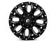 Fuel Wheels Assault Satin Black Milled 6-Lug Wheel; 20x10; -22mm Offset (07-14 Tahoe)