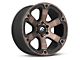 Fuel Wheels Beast Matte Black Machined with Dark Tint 6-Lug Wheel; 20x9; 1mm Offset (07-14 Tahoe)