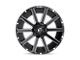 Fuel Wheels Contra Gloss Black Milled 6-Lug Wheel; 20x10; -18mm Offset (07-14 Tahoe)