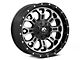 Fuel Wheels Crush Matte Black Machined 6-Lug Wheel; 20x9; 1mm Offset (07-14 Tahoe)